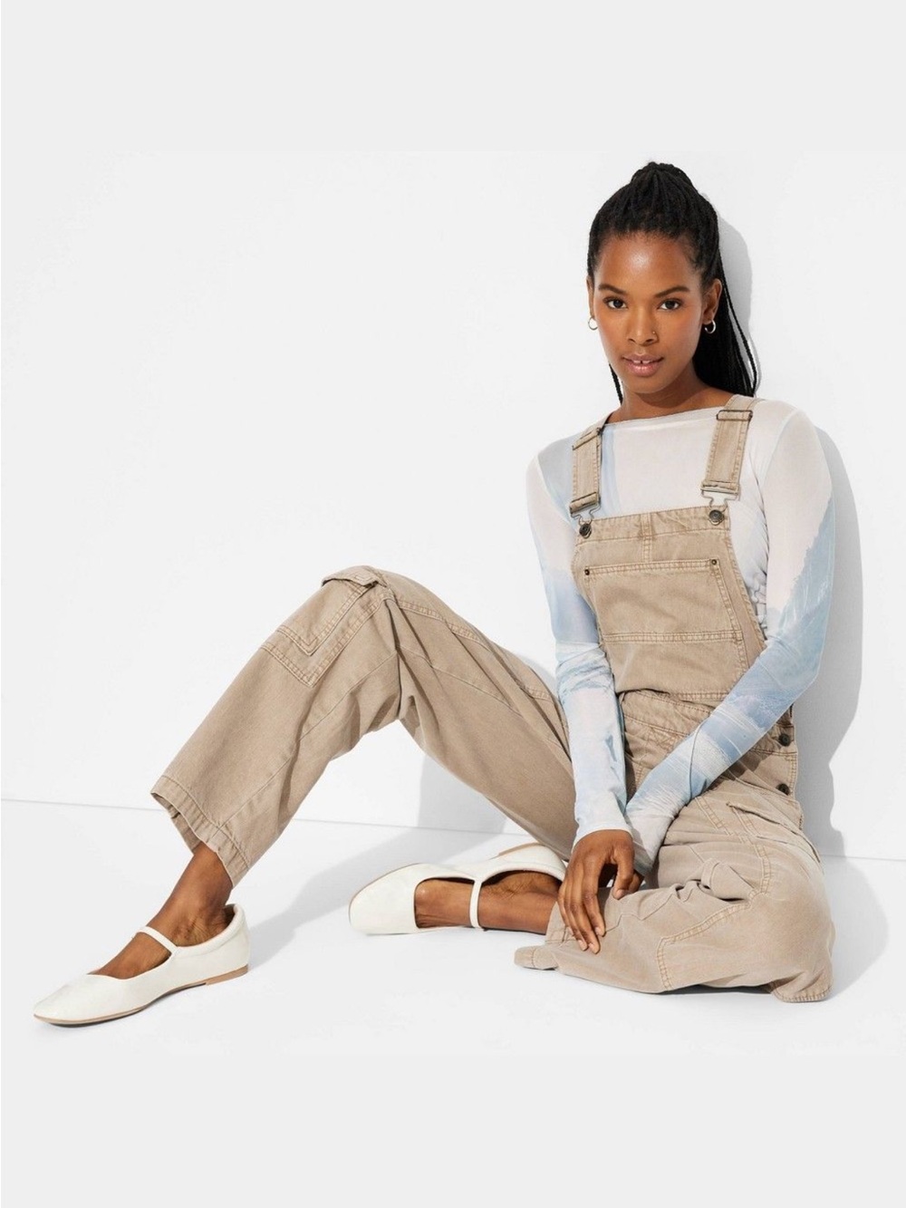 wild fable baggy Denim Overalls